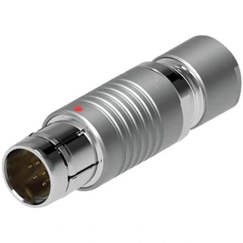 מחבר FISCHER - זכר לכבל - 2 מגעים - +S 102 A051-130 FISCHER CONNECTORS