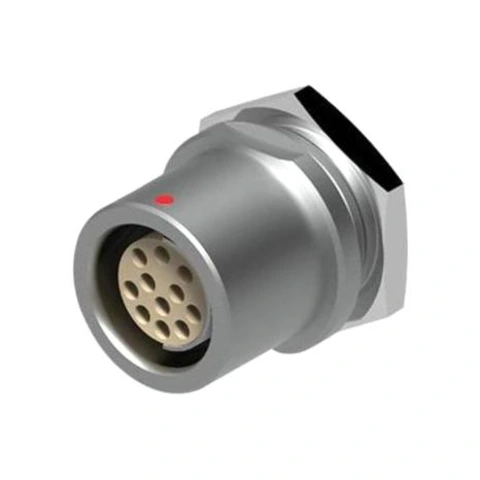 מחבר FISCHER - נקבה לפנל - 4 מגעים - DB 102 A053-130 FISCHER CONNECTORS