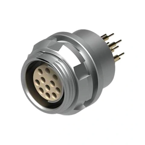 מחבר FISCHER - נקבה לפנל - 2 מגעים - DBP 102 A051-130 FISCHER CONNECTORS