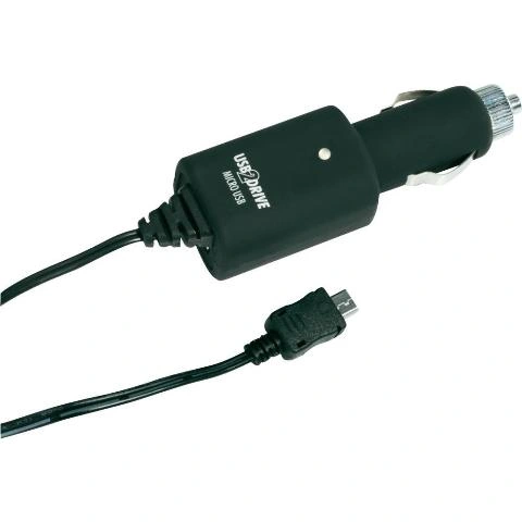 ספק לרכב 12VDC / 24VDC > MICRO USB + USB ANSMANN