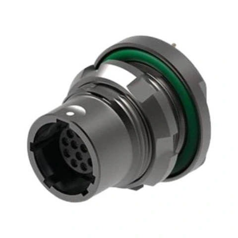 מחבר FISCHER - נקבה לפנל - 9 מגעים - UR01W07 F009S BK1 E2AB FISCHER CONNECTORS