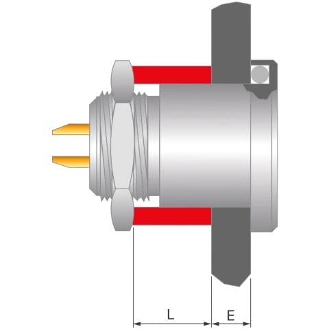 ספייסר למחברים FISCHER - מידה 102.550 FISCHER CONNECTORS