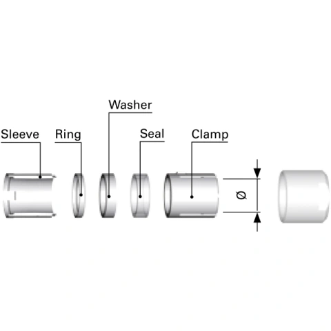 תפסן הגנה למחברים FISCHER - מידה E31 103.2/4.7 + B FISCHER CONNECTORS