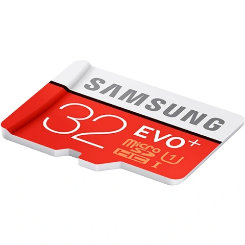 כרטיס זיכרון - SAMSUNG EVO+ - MICROSD 32GB - 80MB/S SAMSUNG