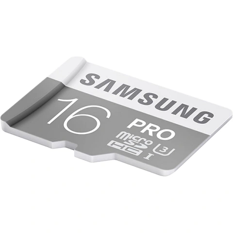 כרטיס זיכרון - SAMSUNG PRO - MICROSD 16GB - 90MB/S SAMSUNG