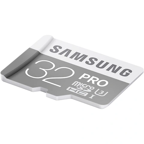 כרטיס זיכרון - SAMSUNG PRO - MICROSD 32GB - 90MB/S SAMSUNG