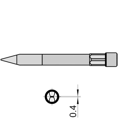 ראש למלחם - WELLER THM A - 1.6MM CHISEL WELLER