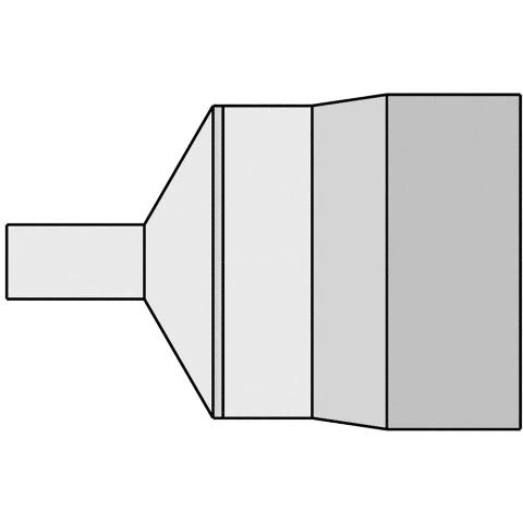 פיה לתחנת אוויר חם דיגיטלית - WELLER TNR 40 - ROUND 4.0MM WELLER