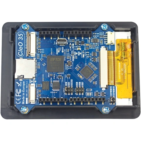 כרטיס הרחבה - ''CLEO35A , ARDUINO TFT DISPLAY SHIELD 3.5 FTDI