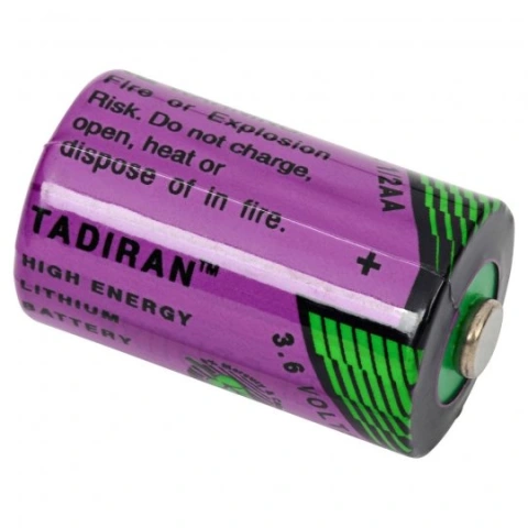 סוללת ליתיום - 1/2AA , 3.6V , TL-4902/S , ER14252 TADIRAN BATTERIES