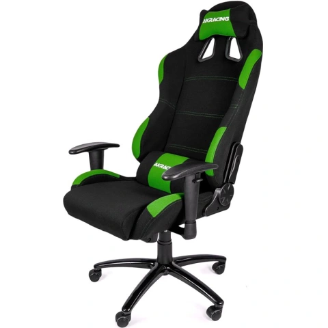 כסא לגיימרים - AKRACING , K7012 , BLACK / GREEN AK RACING