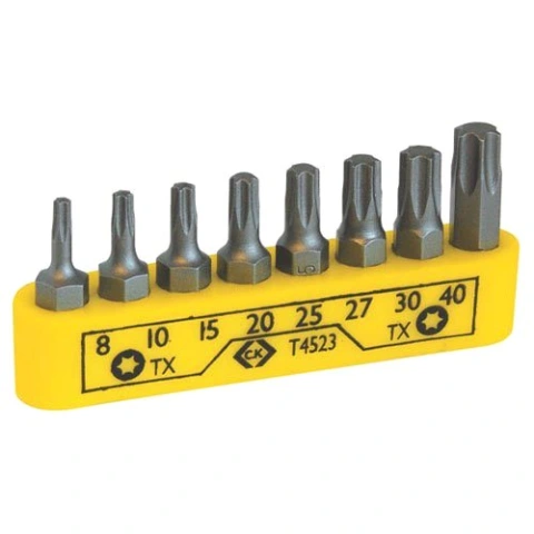 סט ביטים מקצועי למברגה - 8 יחידות - CK TOOLS T4523 CK TOOLS