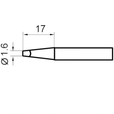 ראש למלחם - 1.6MM CHISEL TENMA