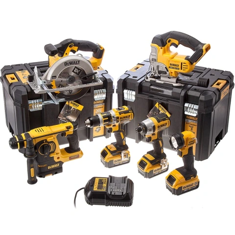 קיט כלי עבודה מקצועיים נטענים DEWALT DCK699M3T - 18V DEWALT