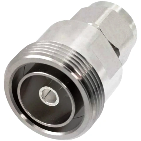 מתאם קואקסיאלי - DIN 7/16 SOCKET - N TYPE PLUG AMPHENOL