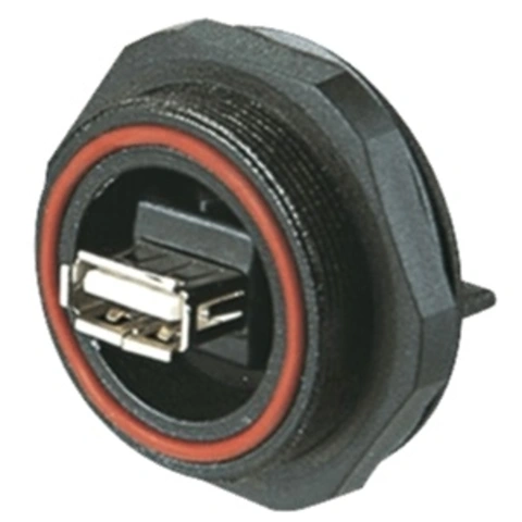 מחבר תעשייתי USB - נקבה A ← נקבה PX0848/A - B BULGIN