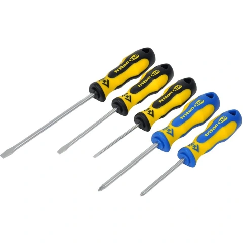 סט מברגים (פוזידרייב+שטוח) - 5 יחידות - CK TOOLS T4727 CK TOOLS