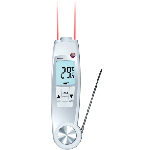 מודד טמפרטורה ידני דיגיטלי - TESTO 104-IR THERMOMETER TESTO