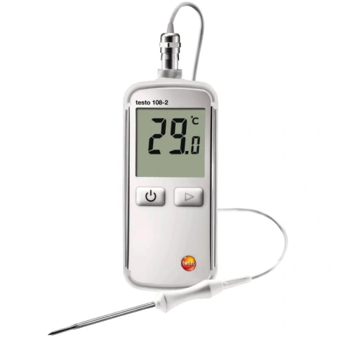 מודד טמפרטורה ידני דיגיטלי - TESTO 108-2 THERMOMETER TESTO