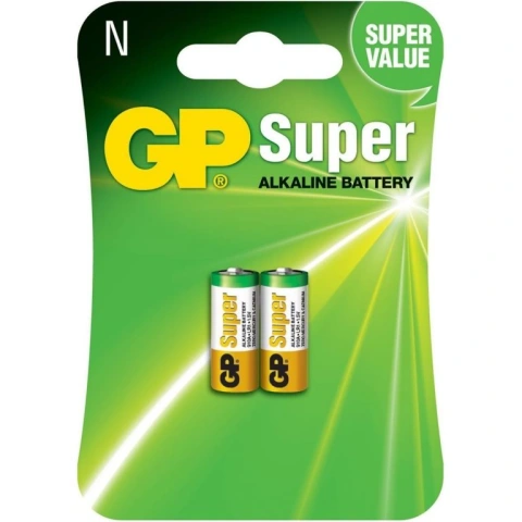 זוג סוללות אלקליין - N 1.5V - GP SUPER ALKALINE GP BATTERIES