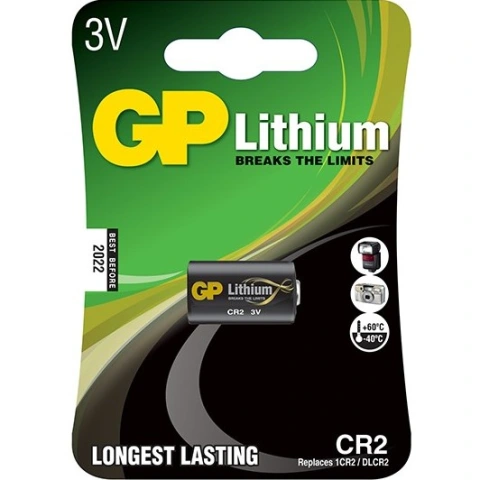 סוללת ליתיום - CR2 3V GP BATTERIES