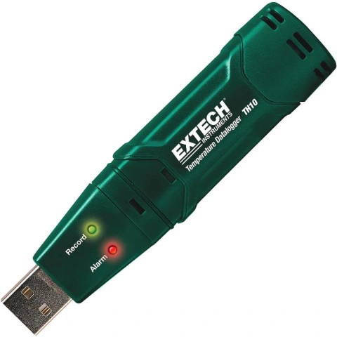 אוגר נתונים - טמפרטורה , 32000 זכרונות , EXTECH TH10 EXTECH INSTRUMENTS