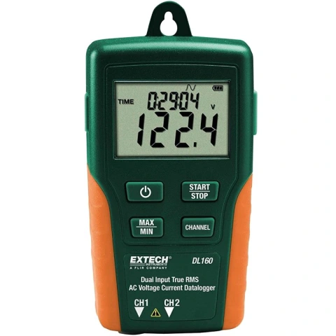 אוגר נתונים - מתח וזרם , 256000 זכרונות , EXTECH DL160 EXTECH INSTRUMENTS