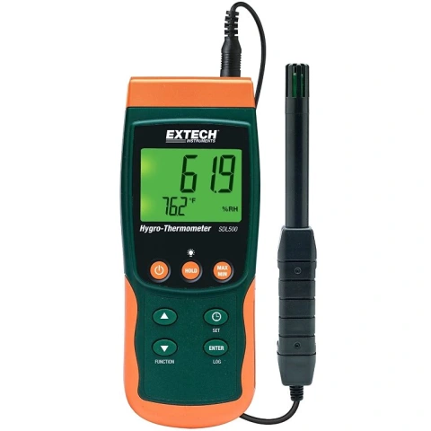 מודד טמפרטורה ולחות ידני דיגיטלי - EXTECH SDL500 EXTECH INSTRUMENTS