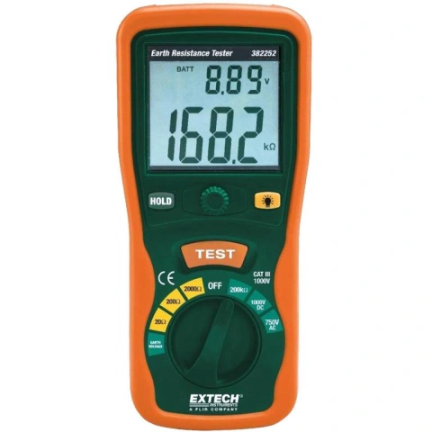 בודק הארקה דו פאזי / תלת פאזי - EXTECH 382252 EXTECH INSTRUMENTS