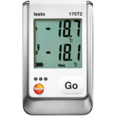 אוגר נתונים - טמפרטורה , 1000000 זכרונות , TESTO 175-T2 TESTO