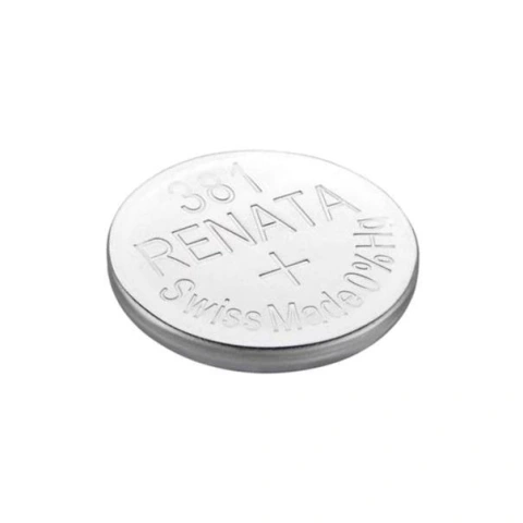 סוללה לשעון - RENATA 381 / SR55 , 1.55V , SILVER OXIDE RENATA