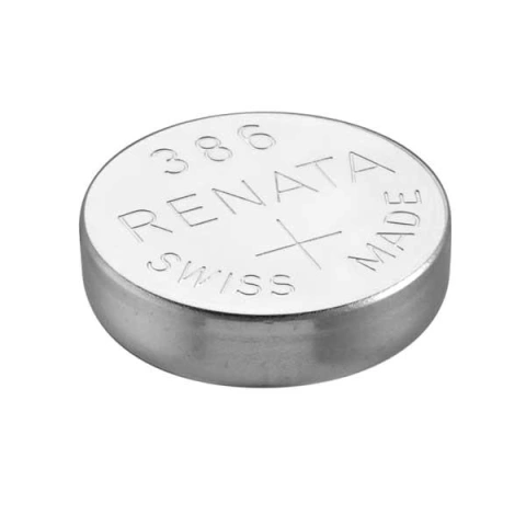 סוללה לשעון - RENATA 386 / SR43 , 1.55V , SILVER OXIDE RENATA