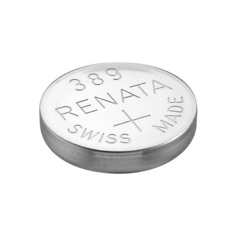 סוללה לשעון - RENATA 389 / SR54 , 1.55V , SILVER OXIDE RENATA