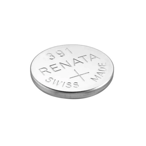 סוללה לשעון - RENATA 391 / SR55 , 1.55V , SILVER OXIDE RENATA