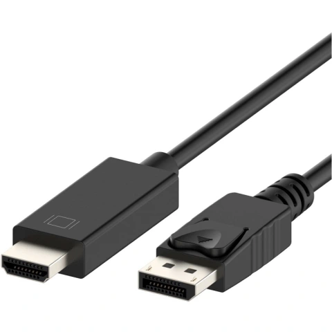 כבל - (1M - DISPLAY PORT (M) ~ HDMI (M ROLINE