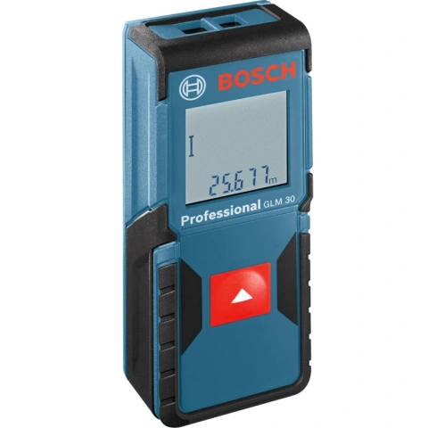 מד טווח לייזר דיגיטלי מקצועי - עד 30 מטר - BOSCH GLM30 BOSCH