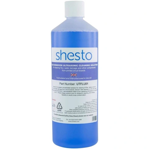 נוזל לניקוי אולטראסוני - FLUX REMOVER - בקבוק 1 ליטר SHESTO