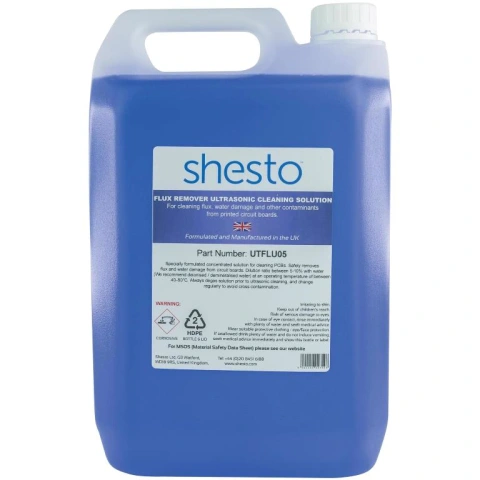 נוזל לניקוי אולטראסוני - FLUX REMOVER - בקבוק 5 ליטר SHESTO