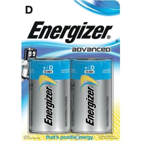 זוג סוללות אלקליין - D 1.5V - ENERGIZER ECO ADVANCED ENERGIZER