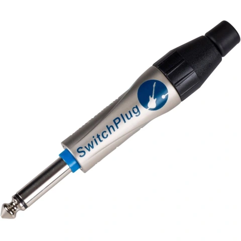 מחבר SWITCH PL 6.35MM זכר להלחמה לכבל - מונו - כסוף - AMPHENOL AMPHENOL AUDIO