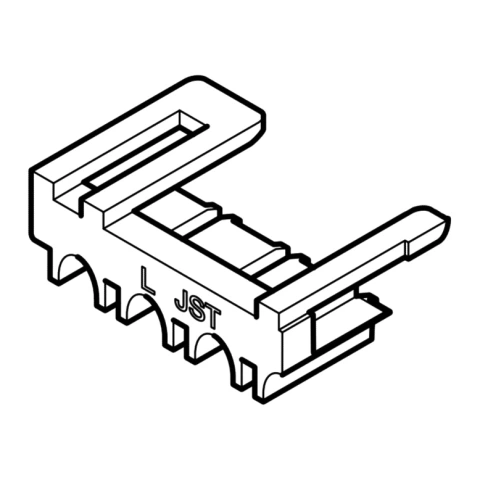 תפס כבל למחבר JST - סדרת HL - עבור מחברים 3 מגעים JST