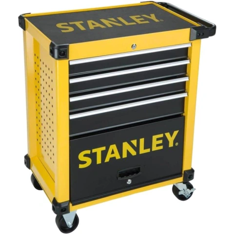 עגלת כלים מפלדה - 4 מגירות + תא אחסון - STANLEY STMT1-74305 STANLEY