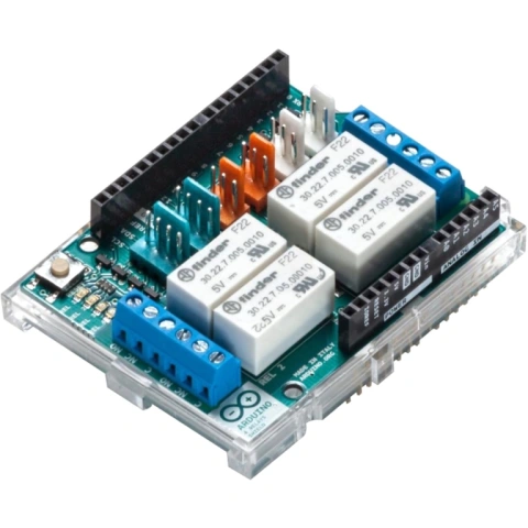 כרטיס הרחבה - ARDUINO QUAD RELAY SHIELD ARDUINO