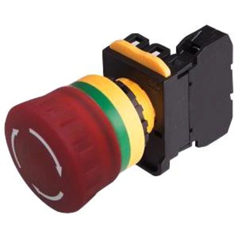 מפסק חירום פטריה מואר SPST-NO , PUSH-PULL - 6V MULTICOMP