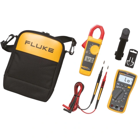 רב מודד ידני דיגיטלי פלוק - FLUKE 117 323 KIT FLUKE