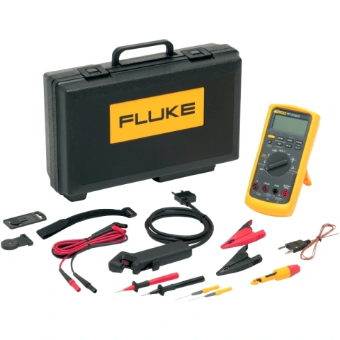 רב מודד ידני דיגיטלי פלוק - FLUKE 88 V A KIT FLUKE