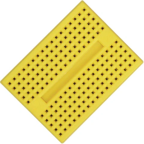לוח ניסוי קטן לאלקטרוניקה (מטריצה) - 45X34MM - צהוב MULTICOMP