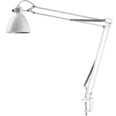 מנורת עבודה שולחנית - TASK LIGHT L-1 LED WHITE GLAMOX LUXO