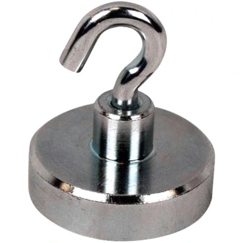 מגנט - NEO SHALLOW POT WITH HOOK - 10MM X 4.5MM ECLIPSE MAGNETICS