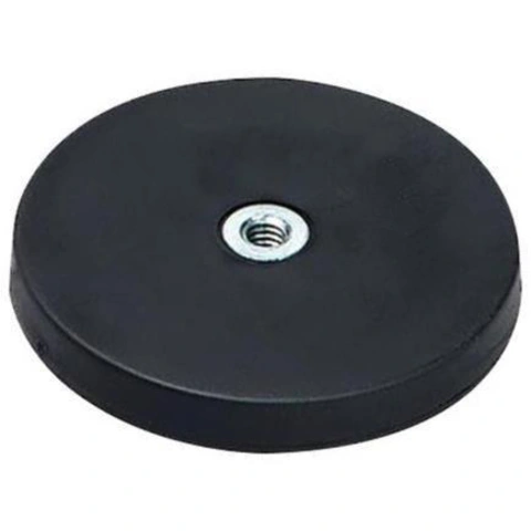 מגנט - NEO SHALLOW POT RUBBER COATED - 22MM X 6MM ECLIPSE MAGNETICS